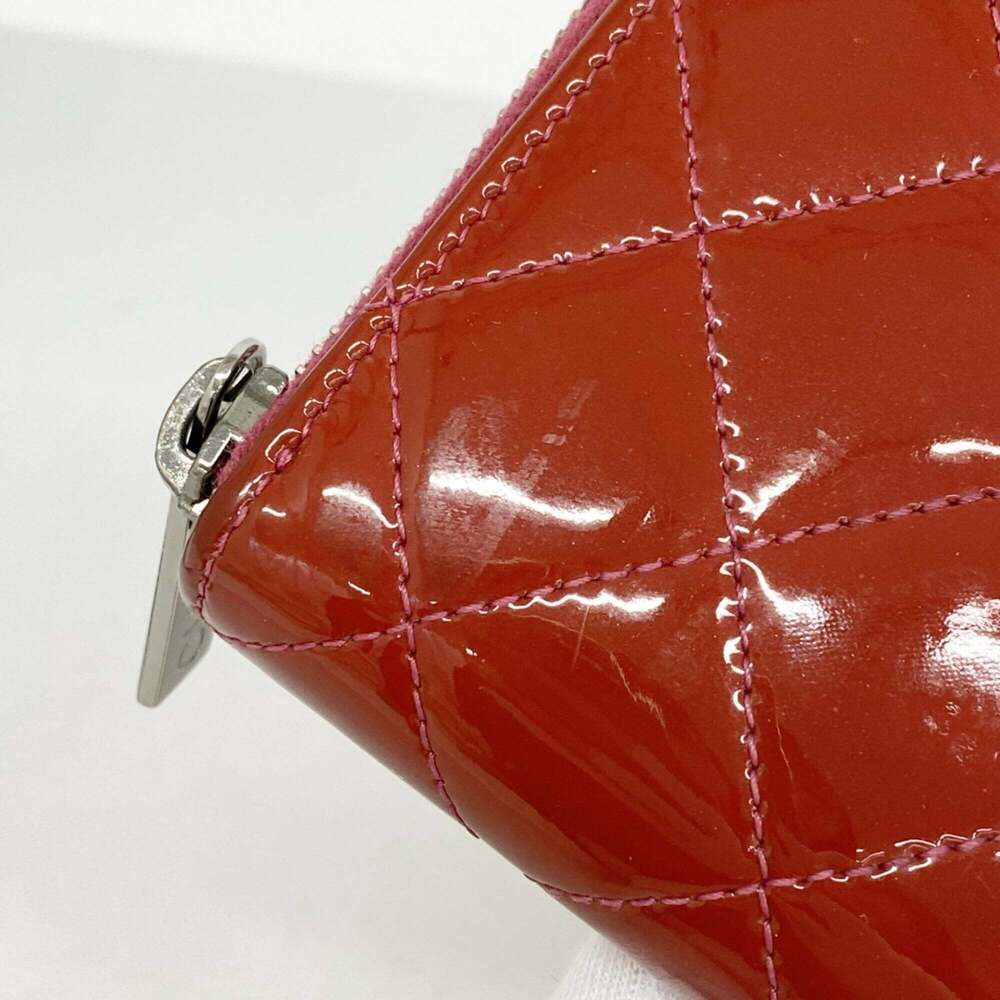 CHANEL Red Leather Wallet - Picture 6 of 9